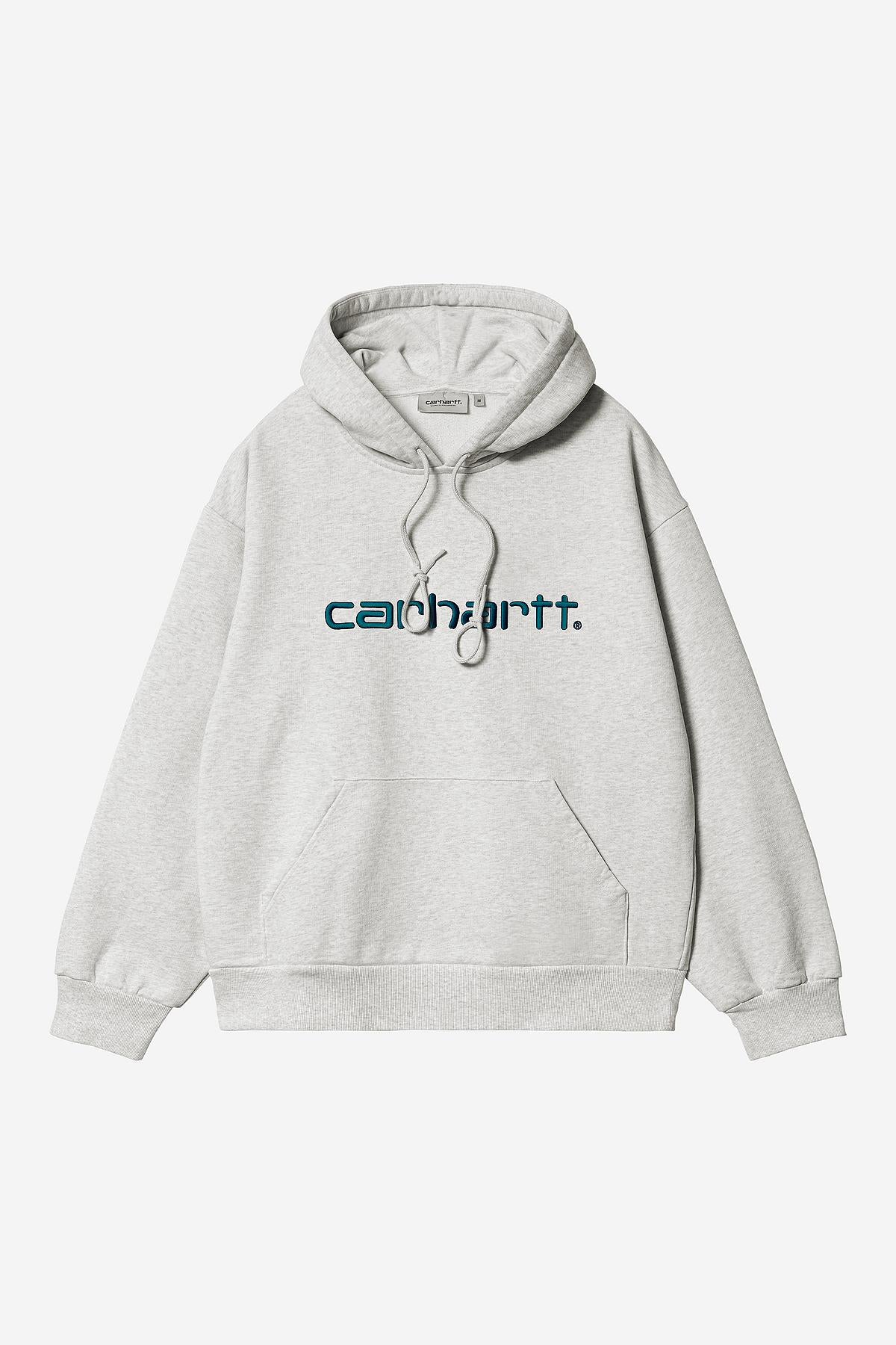 Carhartt Wip Hooded Carhartt Sweat Cotton Blu Uomo - 1