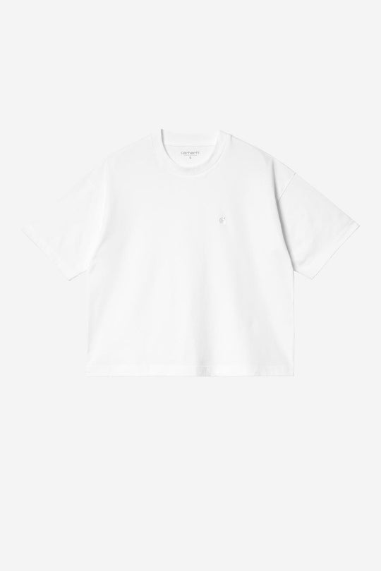 Carhartt Wip Chester T-shirt Cotton Bianco Donna