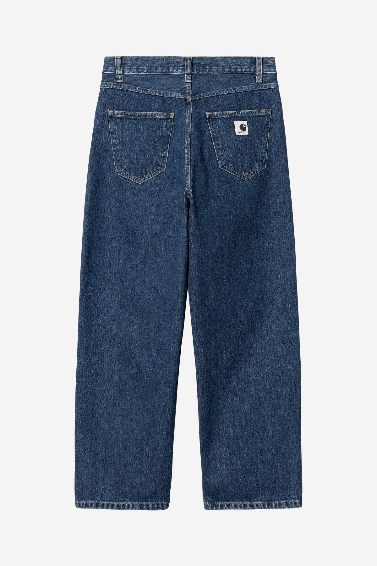 Carhartt Wip Brandon Pant Cotton Blu Donna - 2