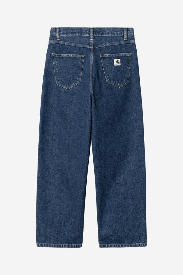 Carhartt Wip Brandon Pant Cotton Blu Donna - 2