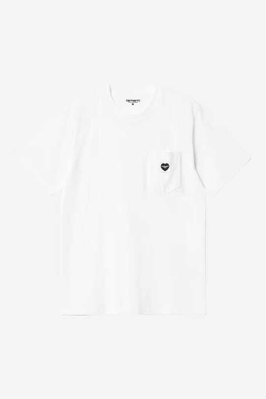 Carhartt Wip Pocket Heart T-shirt Bianco Uomo