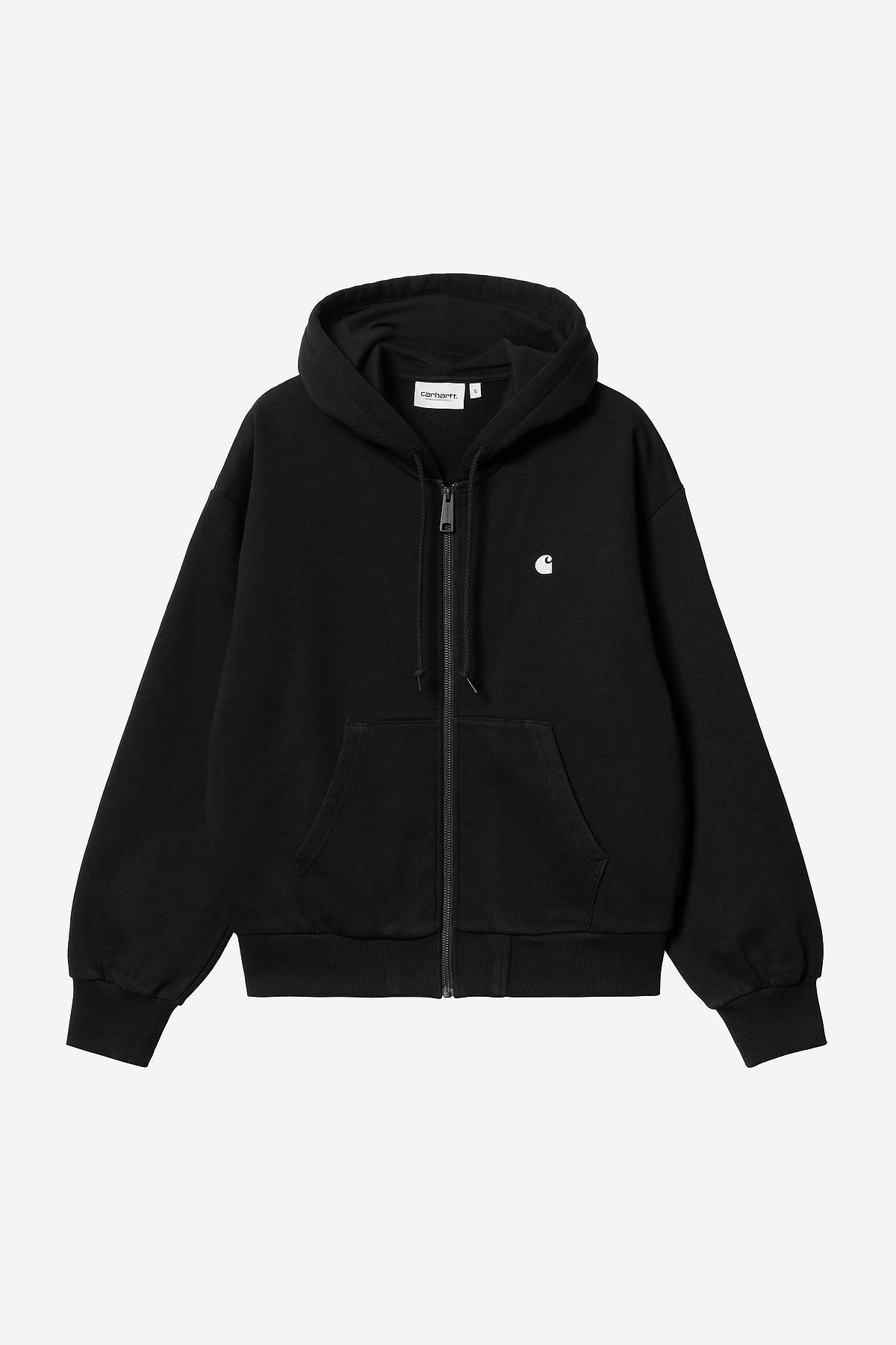 Carhartt Wip Hooded Casey Sweat Nero Donna - 1