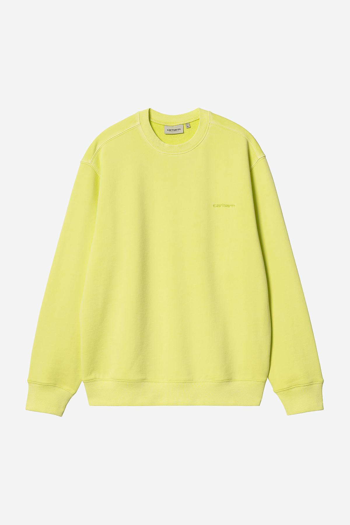 Carhartt Wip Duster Script Sweat Verde Uomo - 1