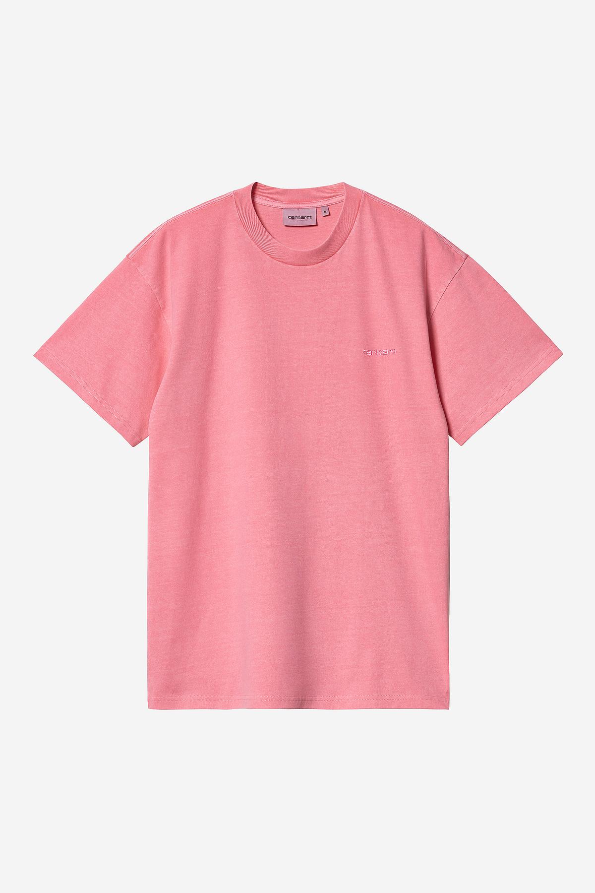 Carhartt Wip Duster Script T-shirt Rosa Uomo - 1