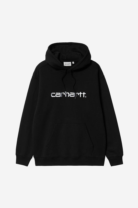 Carhartt Wip Hooded Swatshirt Cotton Nero Donna