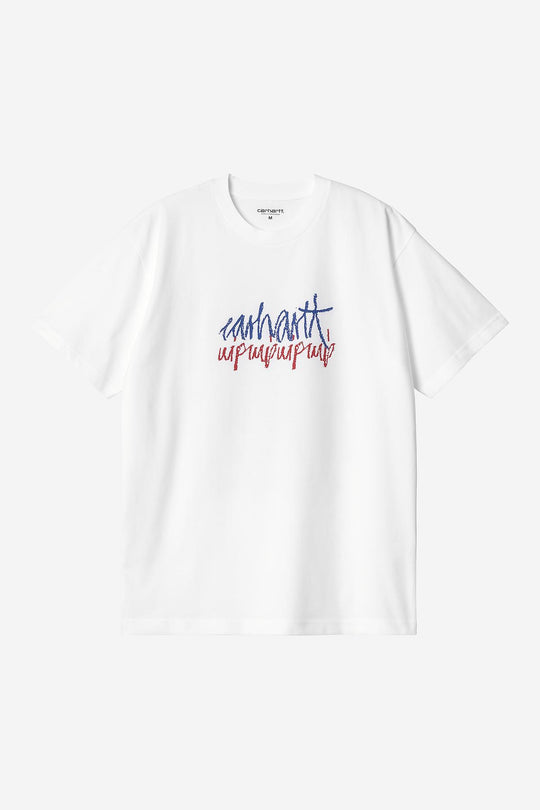 Carhartt Wip Stereo T-shirt Cotton Bianco Uomo