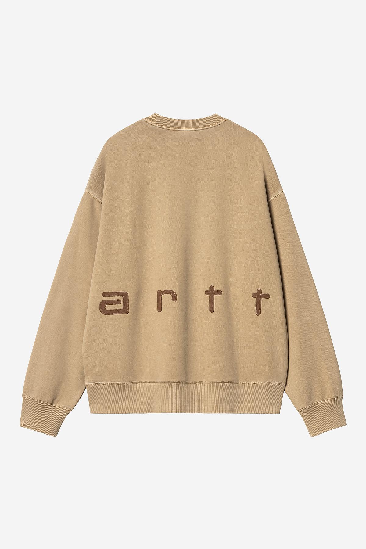 Carhartt Wip Felt Script Sweat Cotton Uomo - 2