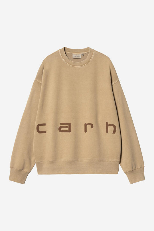 Carhartt Wip Felt Script Sweat Cotton Uomo