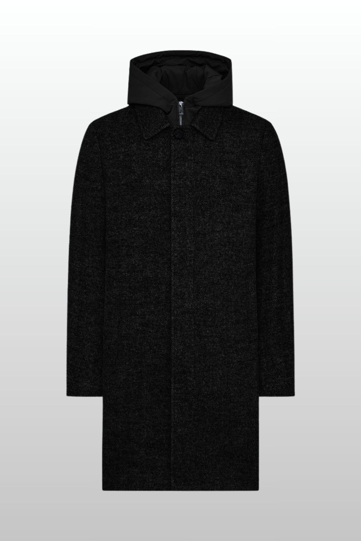 Duno Cappotto Pettorina Staccabile Nero Uomo - 1