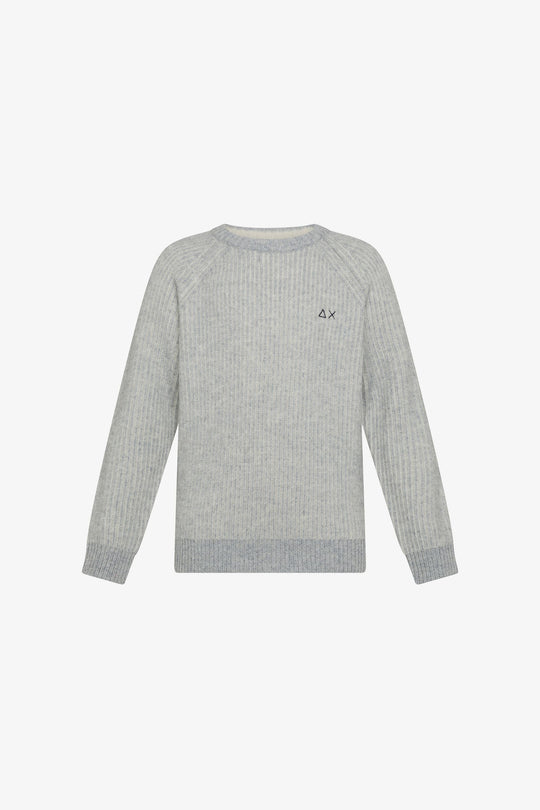 Sun 68 Girocollo Costa Inglese Grigio Bambino