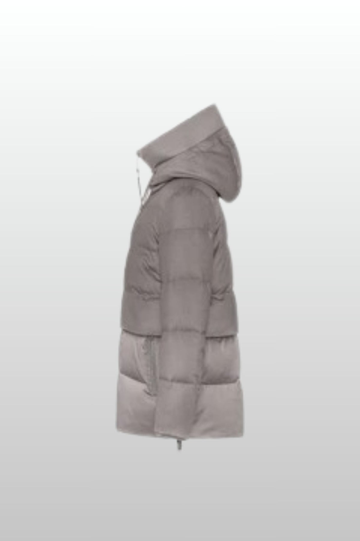 Duno Piumino Parka Con Cappuccio Marrone Donna - 2