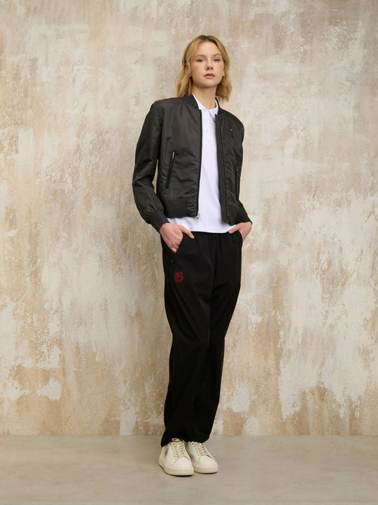 Blauer Giubbottino Nylon Satin Nero Donna