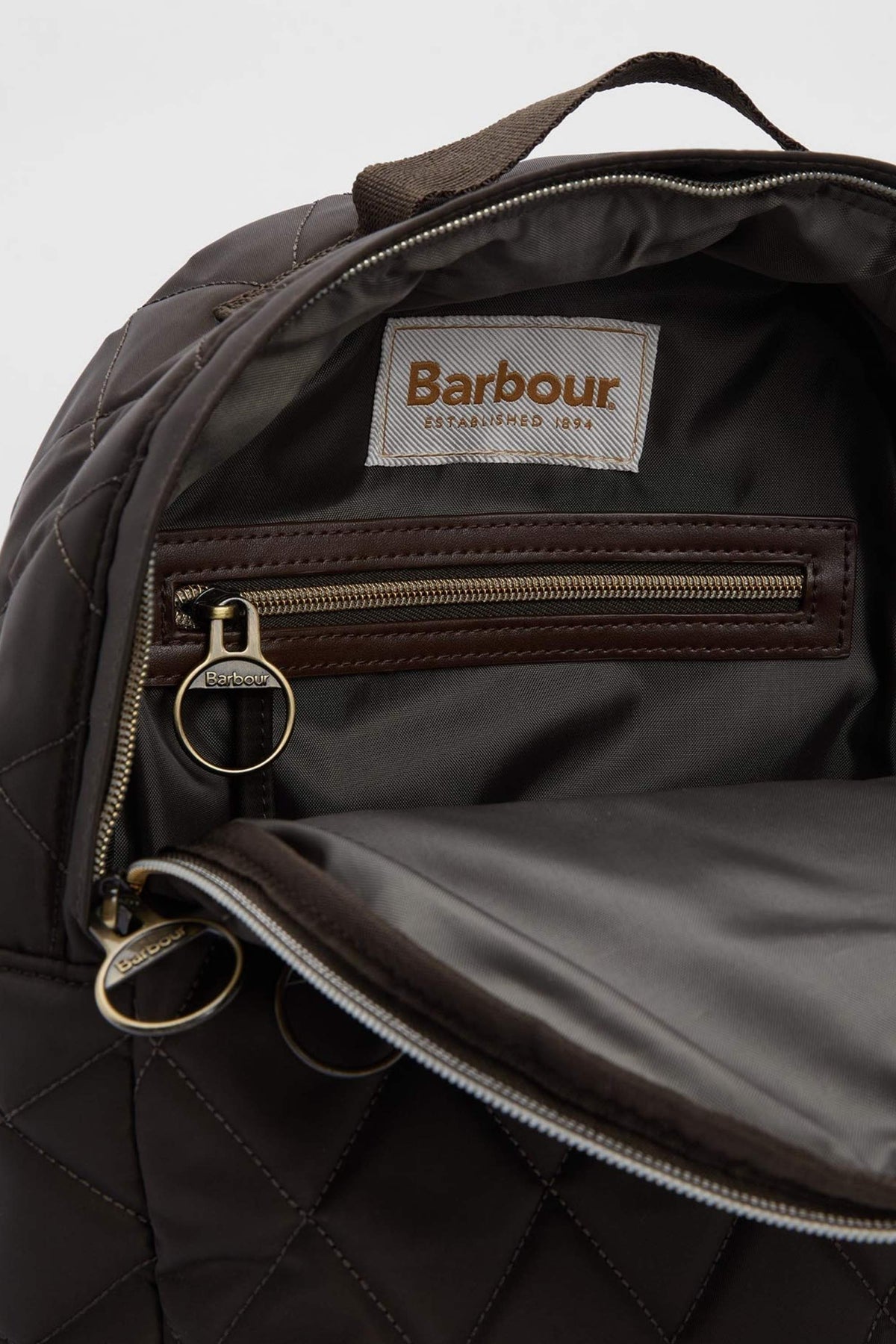 Barbour Quilted Backpack Donna - 3