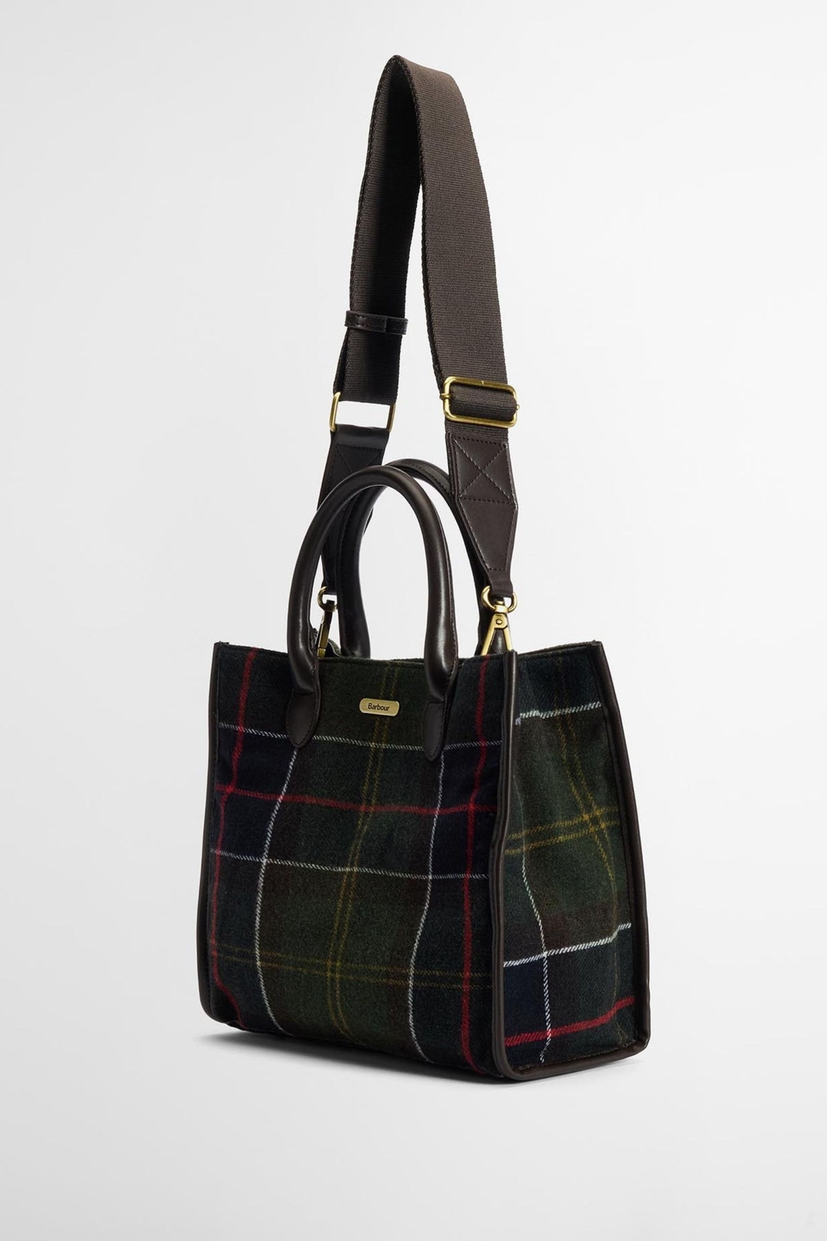 Barbour Barhill Tartan Tote Bag Donna - 2