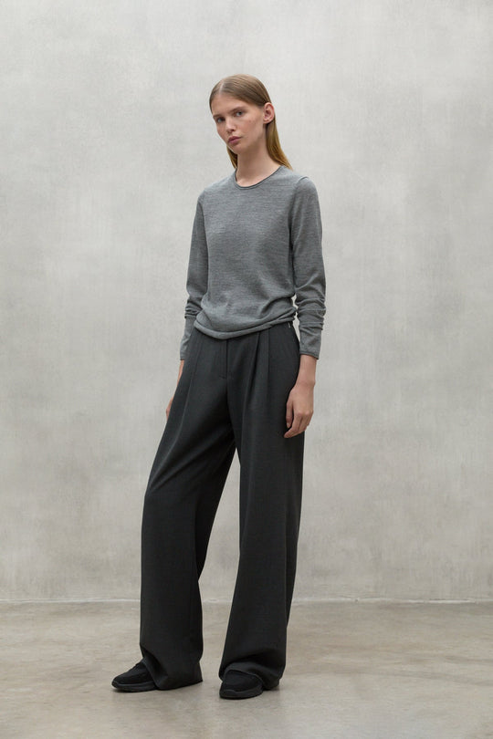 Ecoalf Maglia G/c Merinos Riciclato Grigio Donna