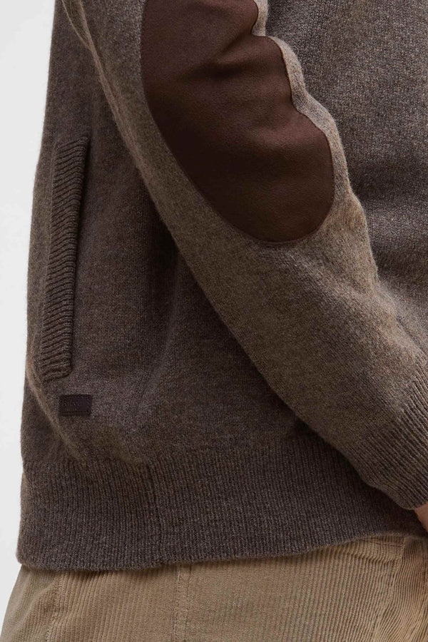 Barbour Essential Patch Zip Knitwear Uomo - 4