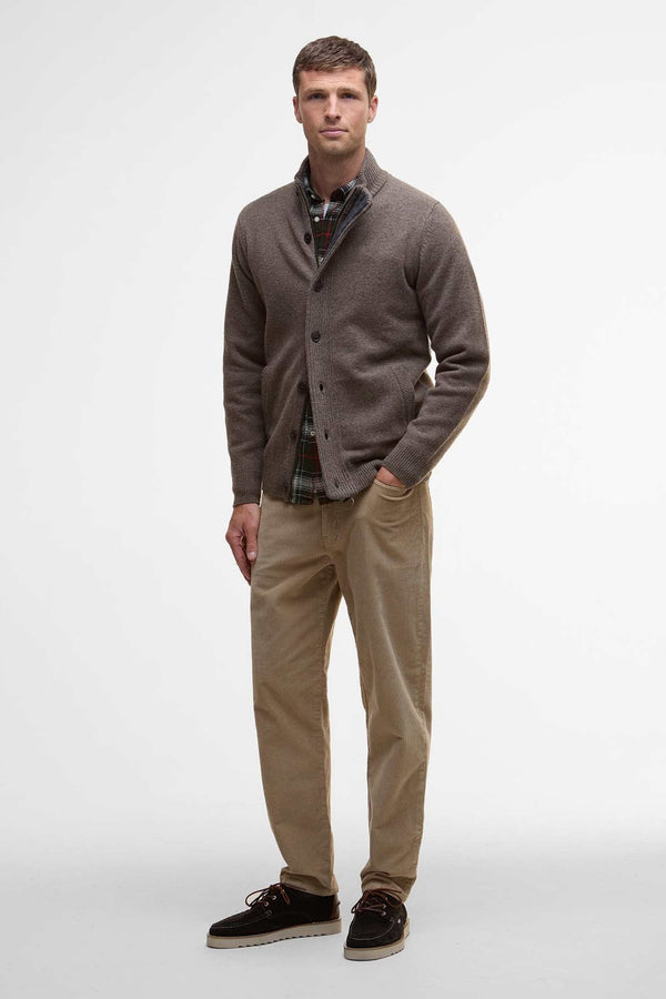 Barbour Essential Patch Zip Knitwear Uomo - 1