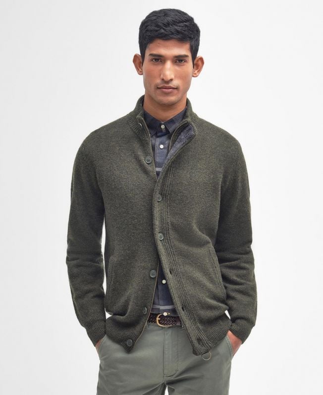 Barbour Essential Patch Zip Pull Uomo - 1