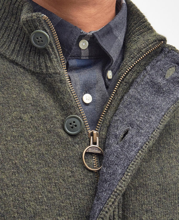 Barbour Essential Patch Zip Pull Uomo - 4