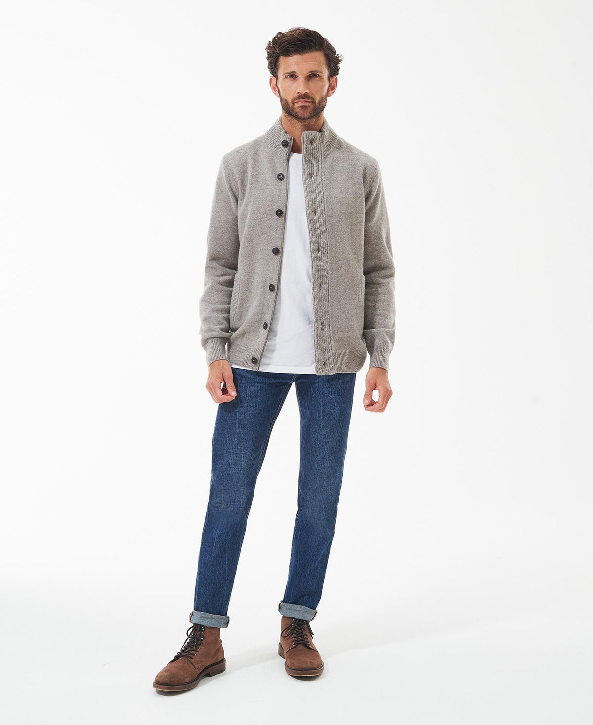 Barbour Essential Patch Zip Pull Uomo - 4