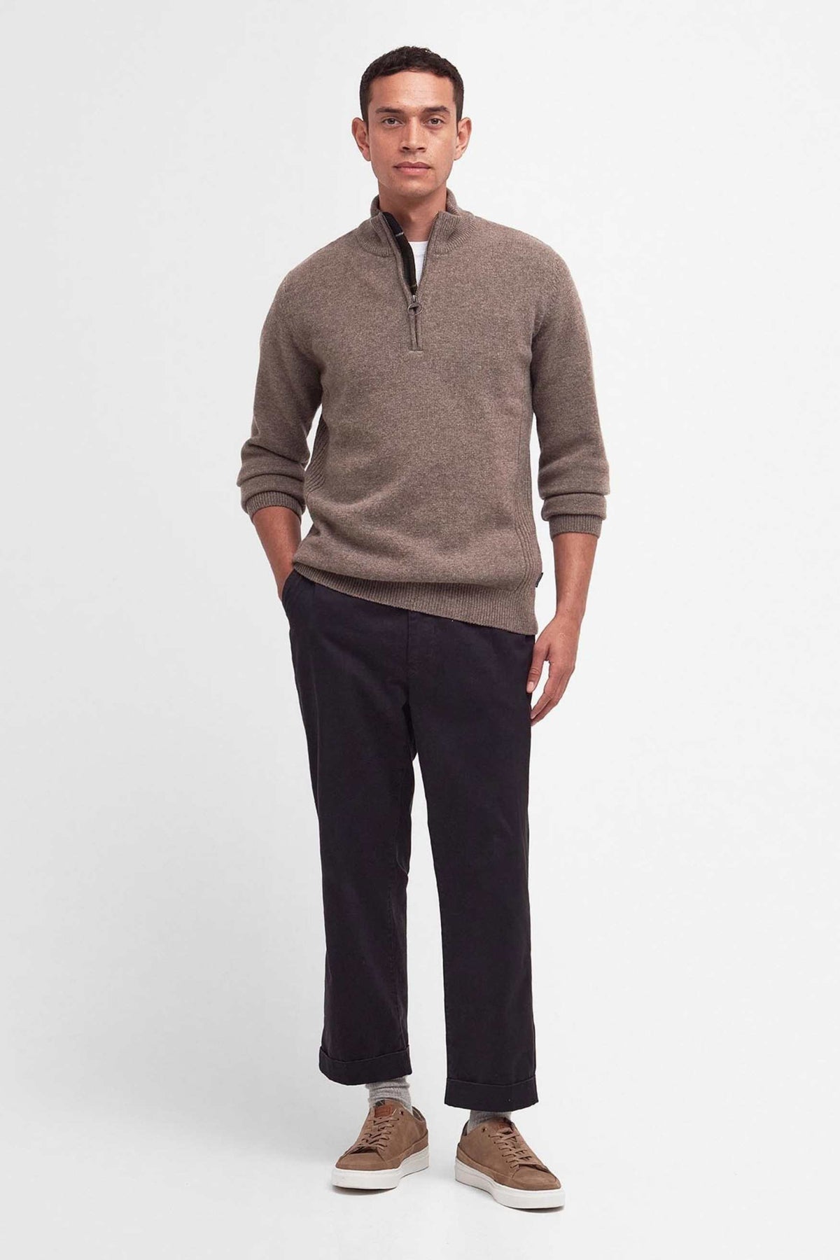 Barbour Holden Half Zip Uomo - 1