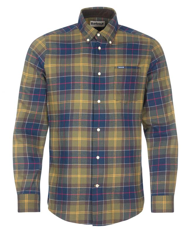 Barbour Fortrose Camicia Botton Down Uomo - 4