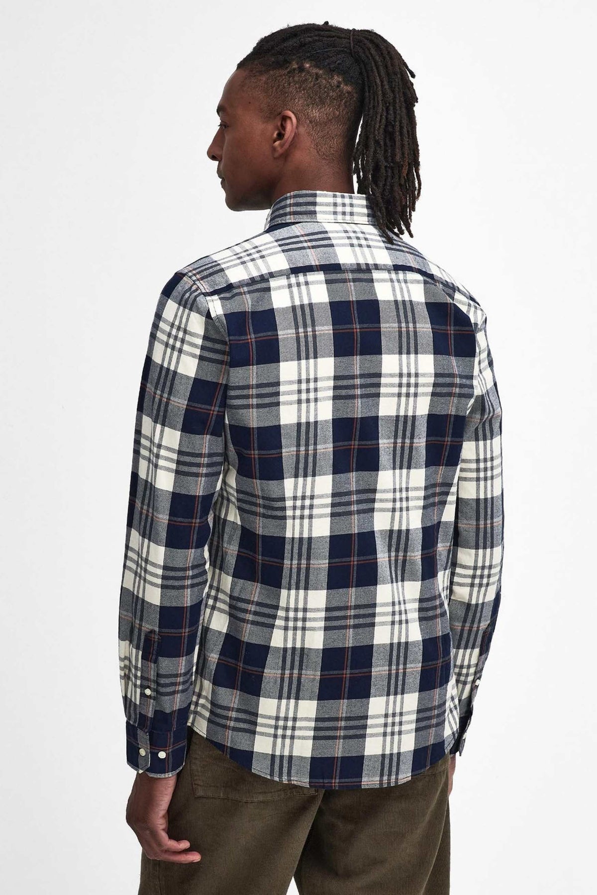 Barbour Edgar Tailored Shirt Blu Uomo - 2