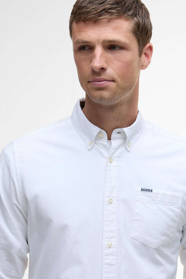 Barbour Marsden Tailored Oxford Shirt Bianco Uomo - 3