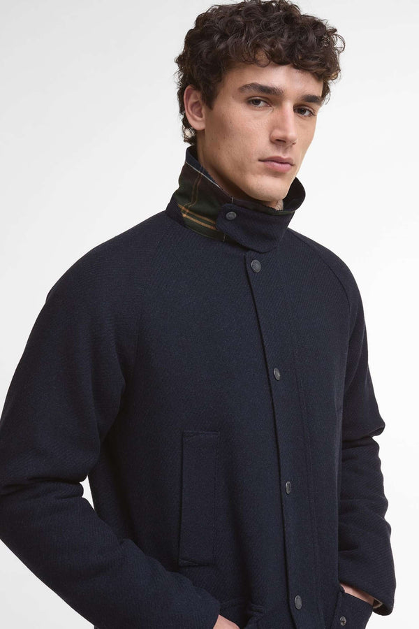 Barbour Bedale Wool Blu Uomo - 1