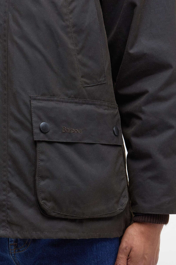 Barbour Classic Bedale Wax Verde Uomo - 6