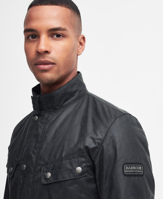 Barbour International Duke Jacket Quilted Internal Green Men