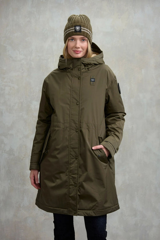 Blauer Piumino Cappuccio Marmotta Donna
