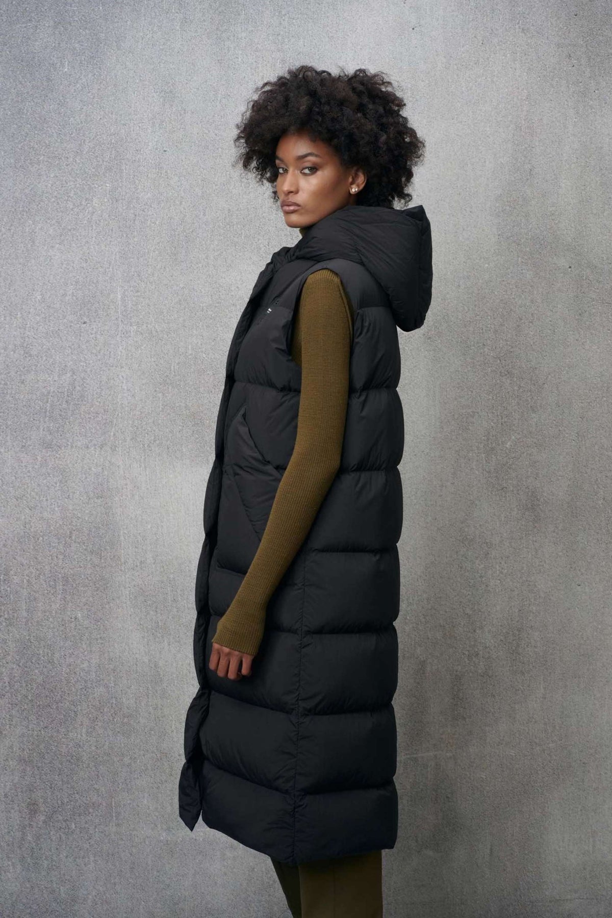 Blauer Piumino Lungo Smanicato Donna - 2