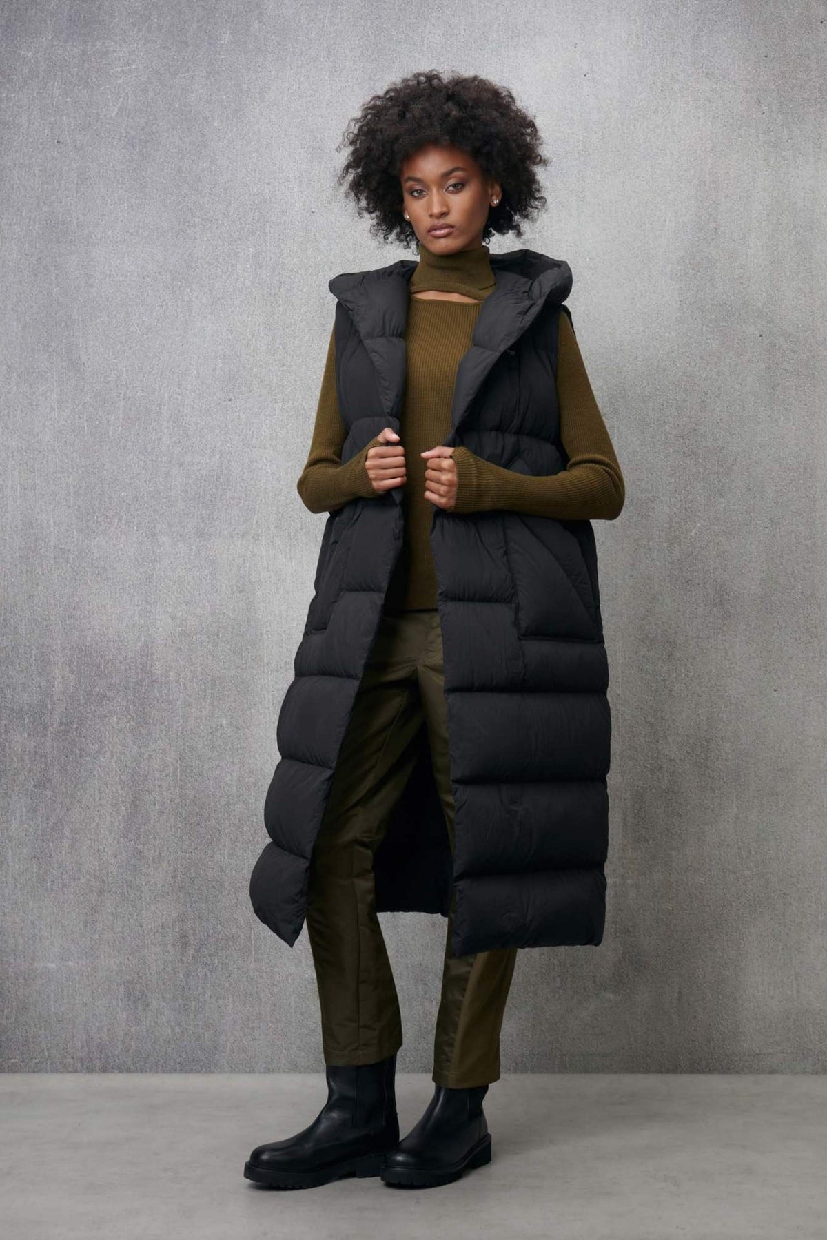 Blauer Piumino Lungo Smanicato Donna - 3