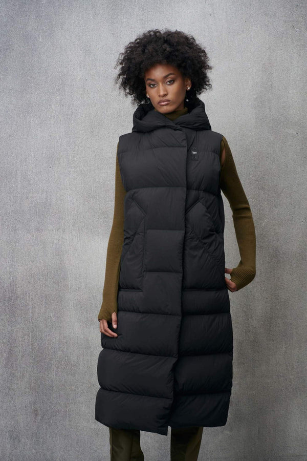 Blauer Piumino Lungo Smanicato Donna - 1