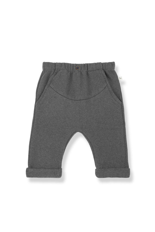 1+ In The Family Recycled Pant. Felpa St.micro Grigio Bambina