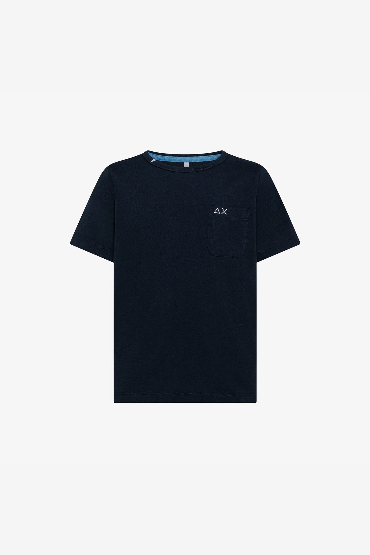 Sun 68 T-shirt Pocket Basic Blu Bambino - 1