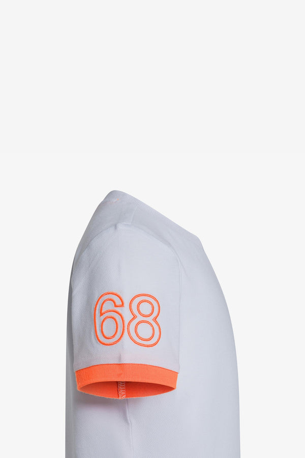 Sun 68 T-shirt Piquet Logo Fluo Bambino - 2