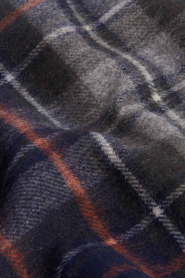 Barbour New Chech Tartan Scarf Blu Uomo - 2
