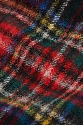 Barbour New Chech Tartan Scarf Nero Uomo - 2