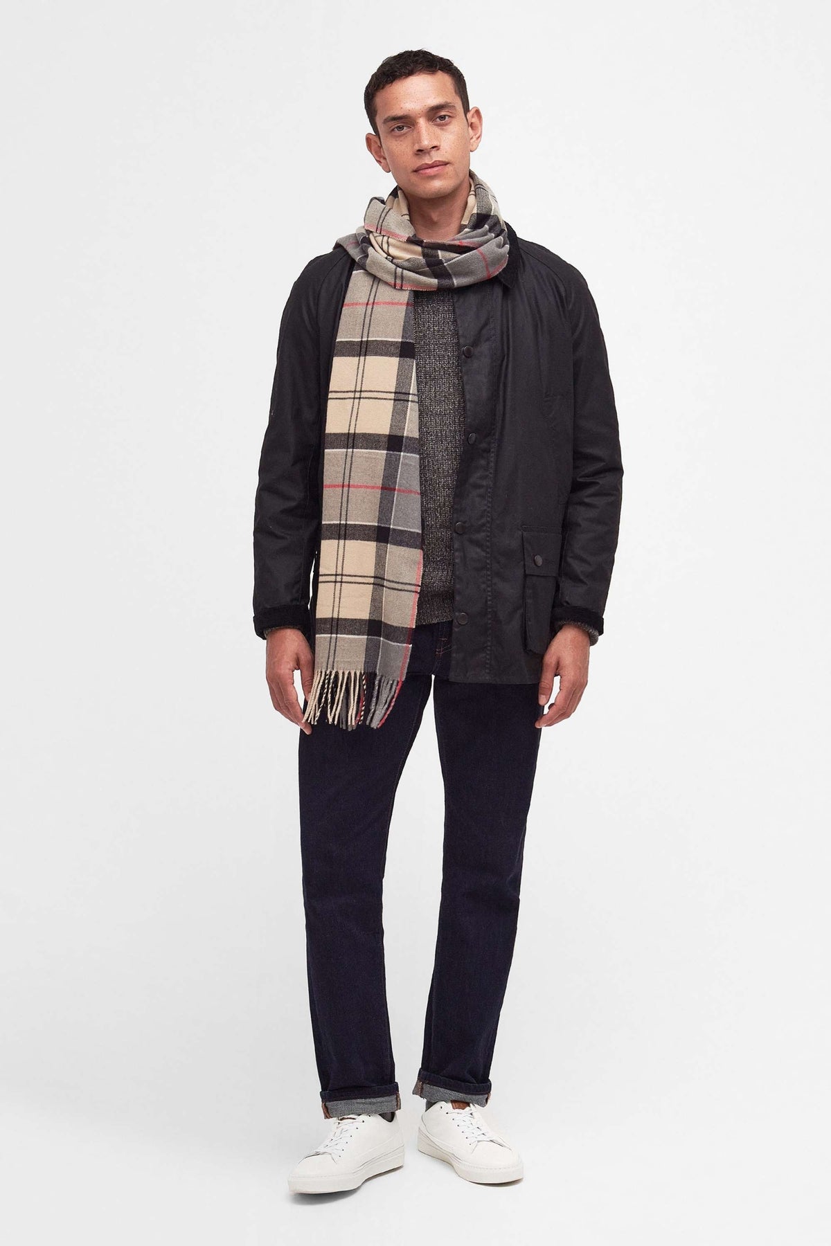 Barbour Galingale Tartan Scarfe Uomo - 1
