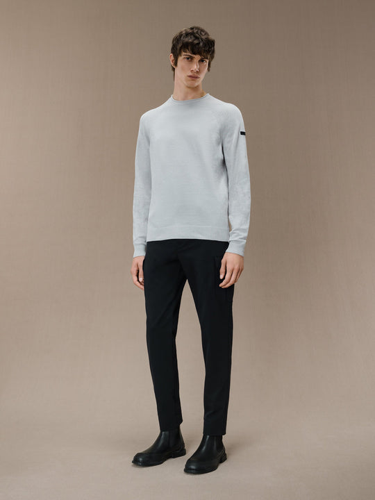 Rrd Velvet Round Knit Bianco Uomo