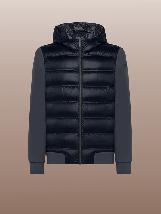 Rrd Winter Duck Hood Zip Jkt Blu Uomo
