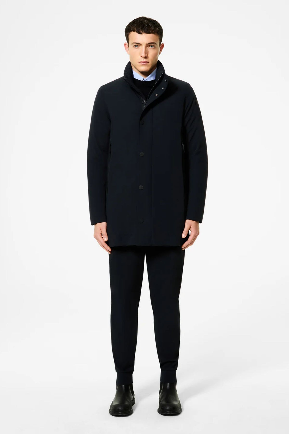 Rrd Montecristo Floating Raincoat Blu Uomo - 2