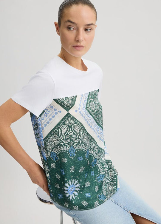 Liu Jo T-shirt Bitessuto Dis. Bandana Donna