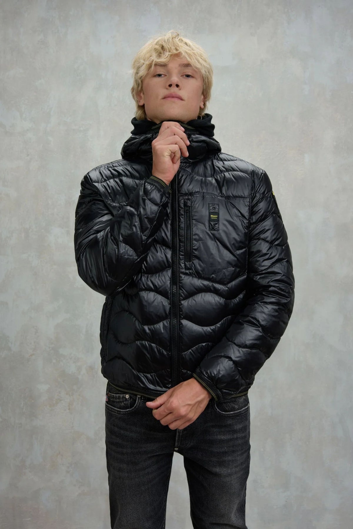 Blauer Piumino Cappuccio Ondina Uomo - 1