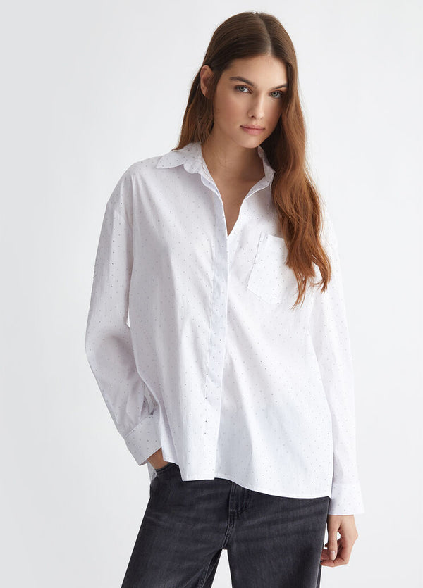 Liu Jo Camicia Over Bianco Donna - 1