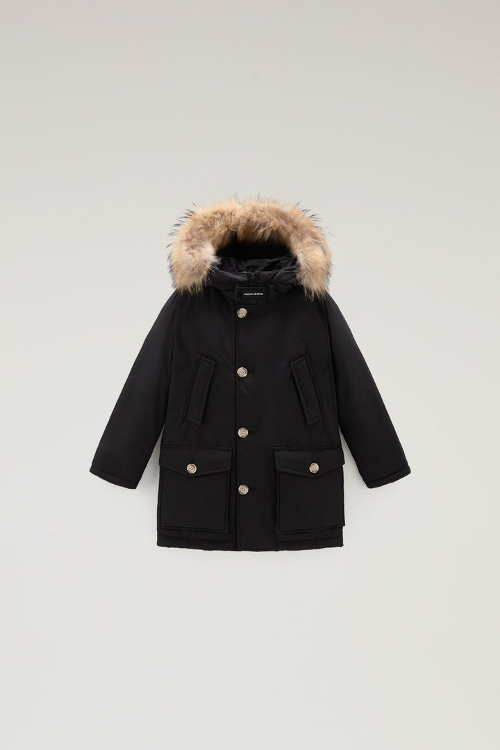 Woolrich Arctic Parka 4 Tasche Nero Bambino - 1