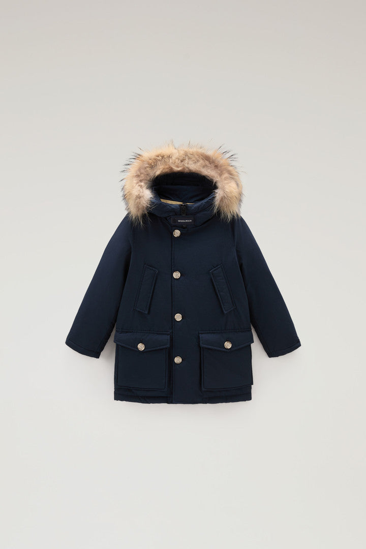 Woolrich Arctic Parka 4 Pockets Blue Child - 1