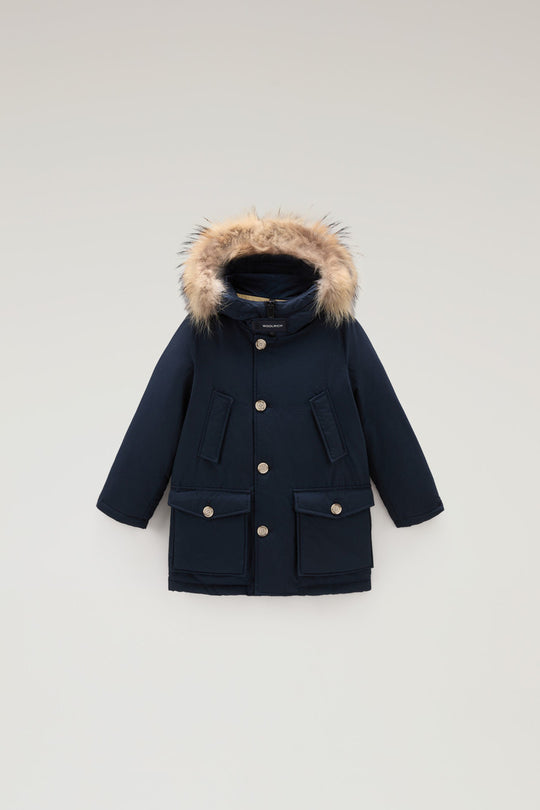 Woolrich Arctic Parka 4 Pockets Blue Child